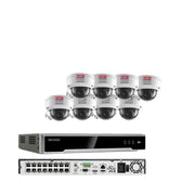 Hikvision 4K 16ch IP PoE Security System 4MP Dome w/ 4 MP resolution