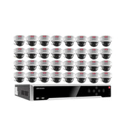 Hikvision 4K 32ch IP PoE Security System 4MP Dome w/ 4 MP resolution