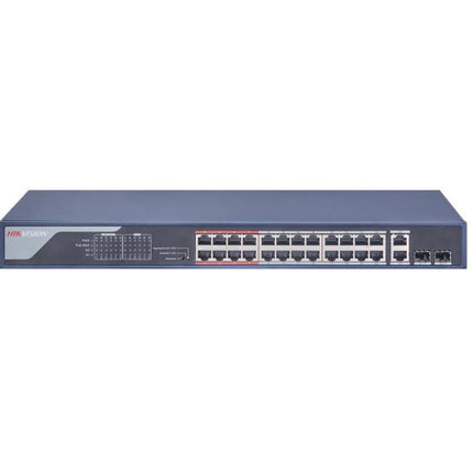 Hikvision DS-3E0326P-E2 Unmanaged Ethernet 24 PoE Switch 100Mbps Network Access