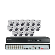 Hikvision 1080P 16ch CCTV Security System 2 MP Turret Smart IR: up