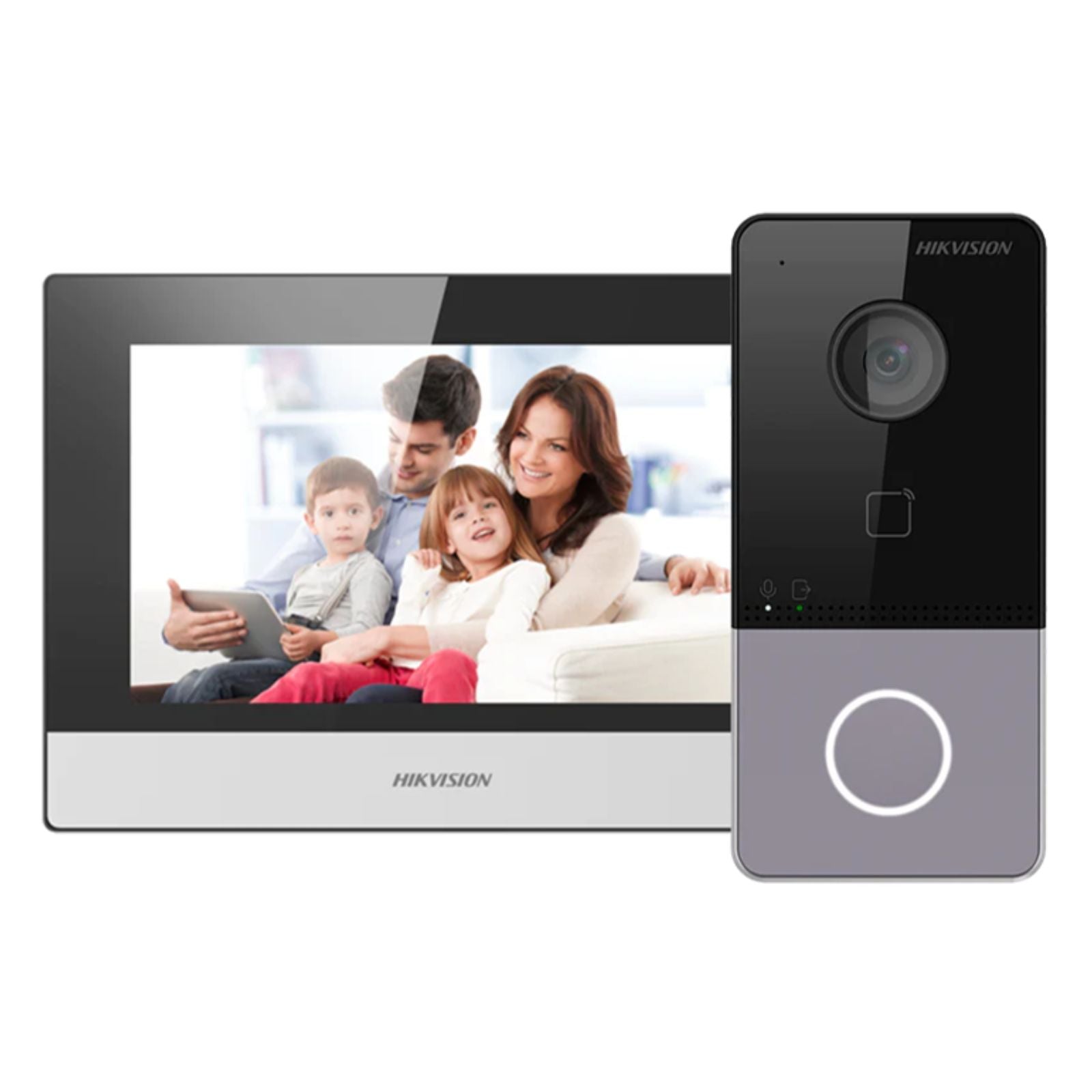 Hikvision DS-KIS603-P(B) 2MP IP Video Intercom Kit with 7" Touchscreen