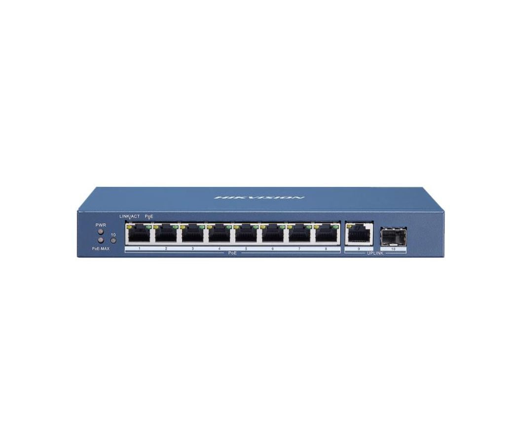 DS-3E0510P-E Hikvision 8 Port Gigabit Unmanaged POE Switch