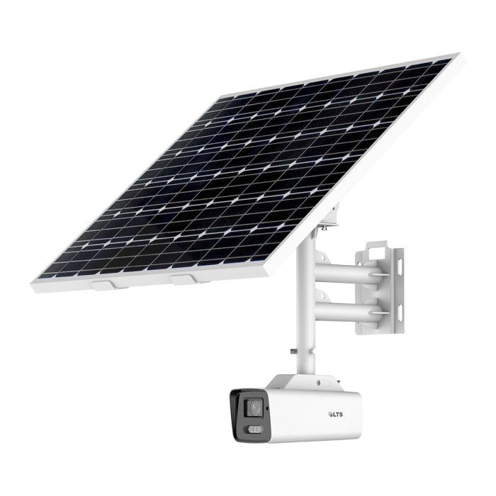 CMIP9C82W-28SD-B4G Lts w/ audio IP PoE Camera <h1 Platinum 4K Color 24/7 Solar