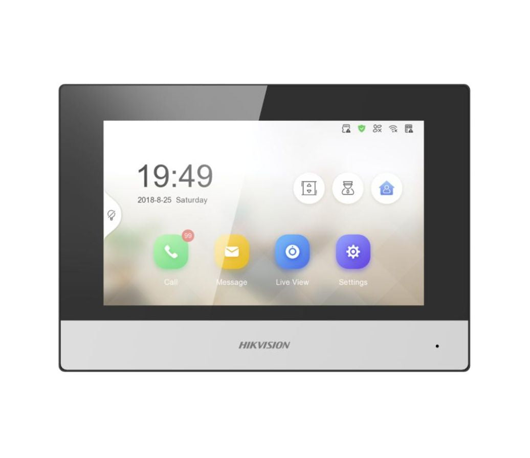 DS-KH6320-TE1 Hikvision IP PoE KH6 Series IP-Based Indoor Station 7-inch