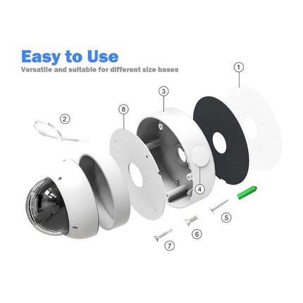 UJB120-W Universal Security Camera Junction Box