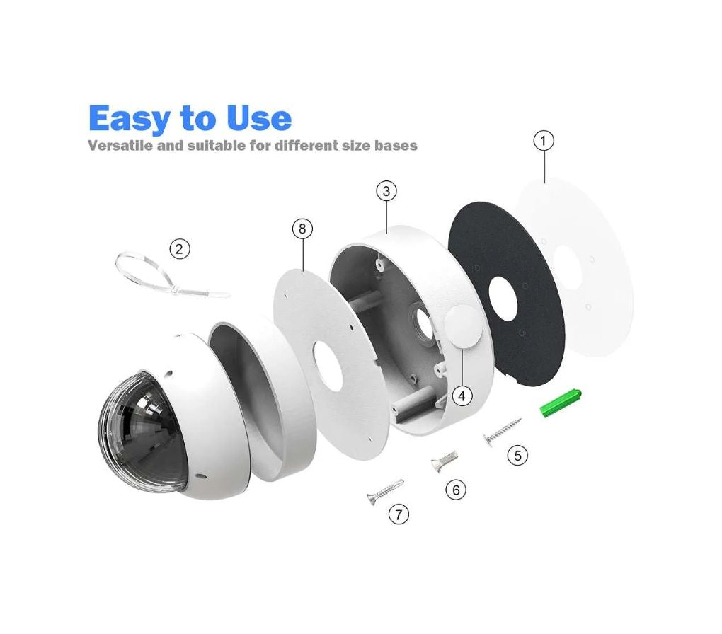 UJB120-W Universal Security Camera Junction Box