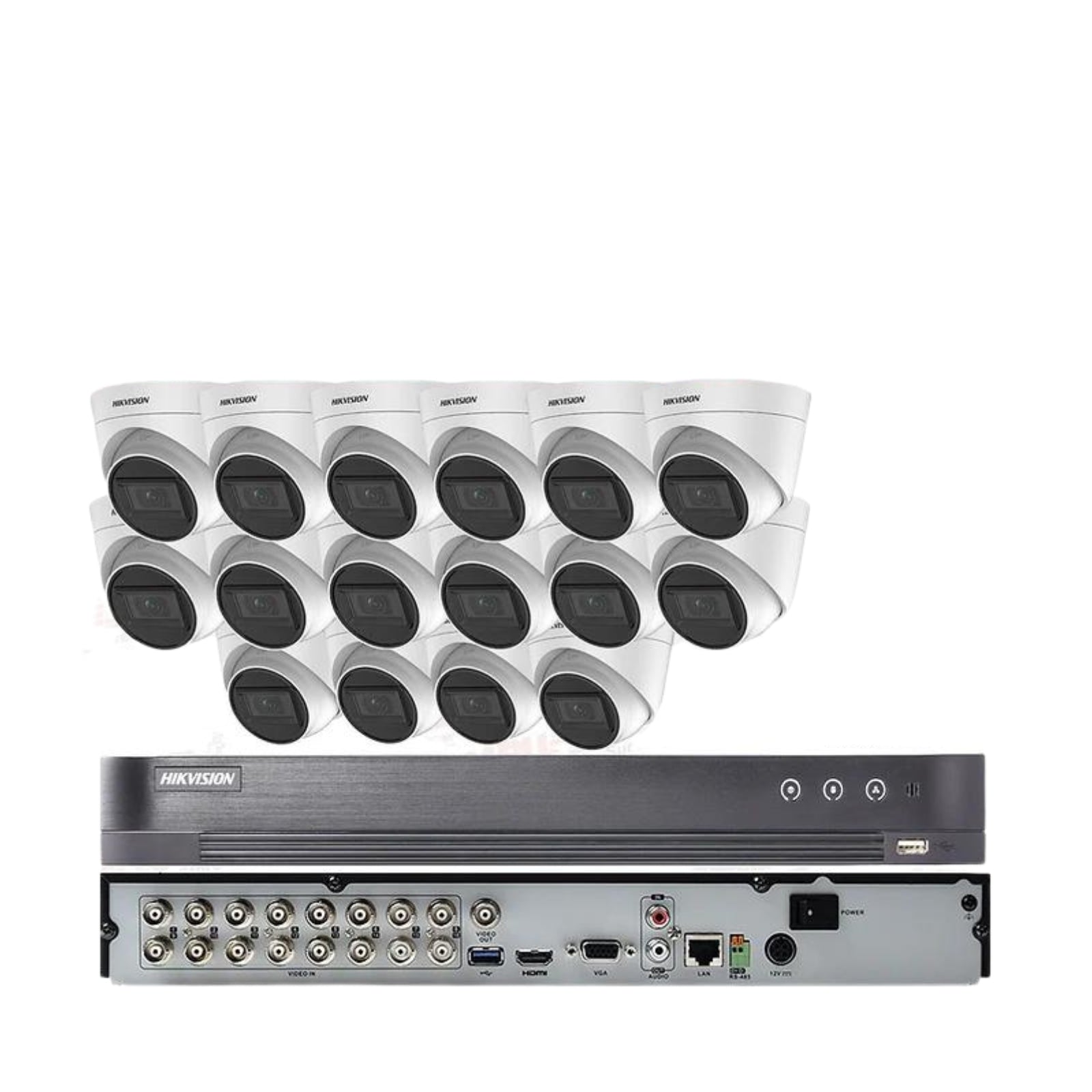 AcuSense Security System KIT 4K-UHD Cameras 5MP Outdoor 4 TB PURPLE HDD