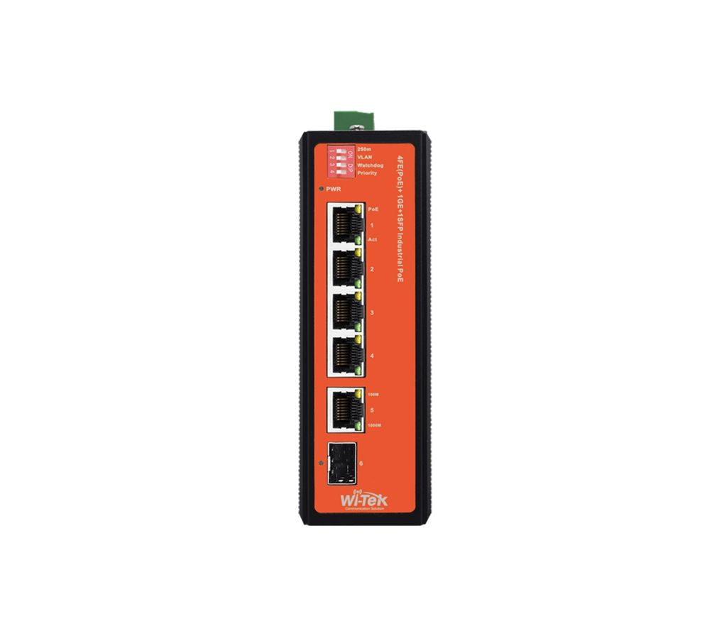 WI-PS206 Wi-Tek -I Hardened PoE Switch