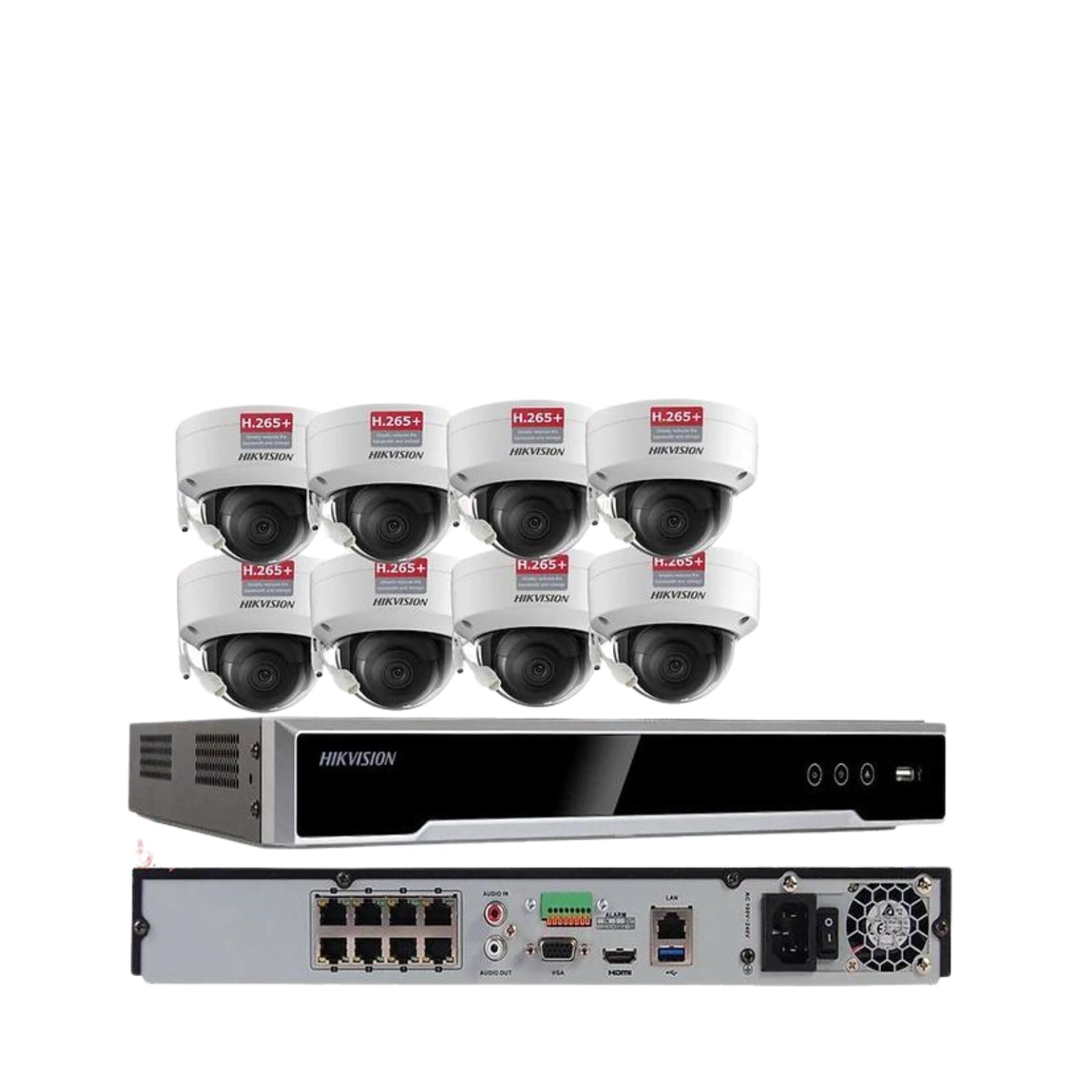 HIKVISION 4K security System CCTV Dome 8MP IP Camera IK10 DS-2CD2183G0-I lot