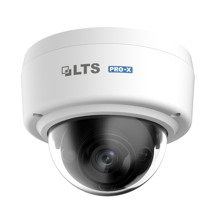 LXIP7582W-28SD Lts w/ audio IP PoE Camera <h1 Pro-X 8 MP Dome </h1