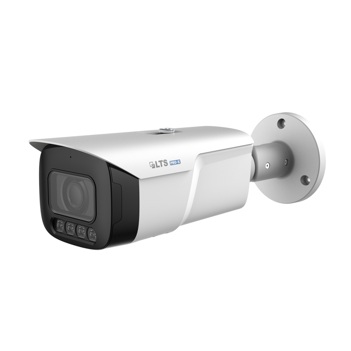 LXIP9C82W-28MDA Lts w/ audio IP PoE Camera <h1 Pro-X 8 MP Color 24/7 Bullet