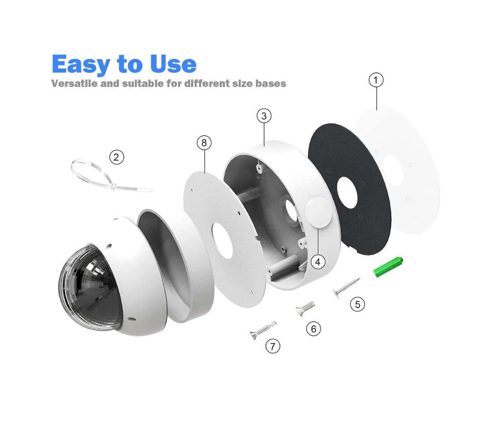 UBJ120-W Tvt UJB120-W || Accessory Bracket Universal j-box compatible