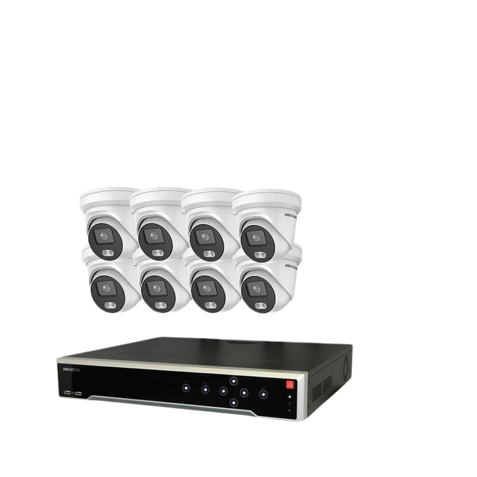 Hikvision 4K 16ch IP PoE Security System 4 MP ColorVu Turret w/ resolution