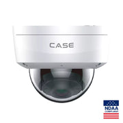 CASE CS-I4KS L-2.8mm 4MP Dome Security Camera with Smart IR, PoE, IP66 IK10 Protection