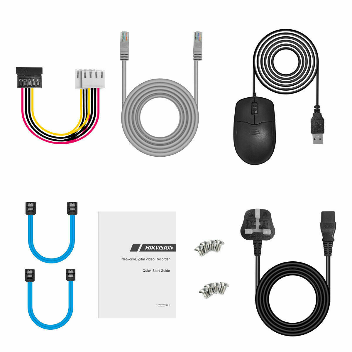 (OEM) HIKVISION NVR 16CH 16 POE 4K Channel H.265 DS-7616NI-Q2/16P ORIGINAL