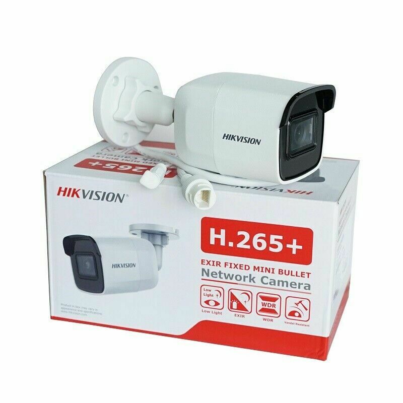 Hikvision 8MP Outdoor 4K Bullet POE IP Network , DS-2CD2085G1-I Darkfighter