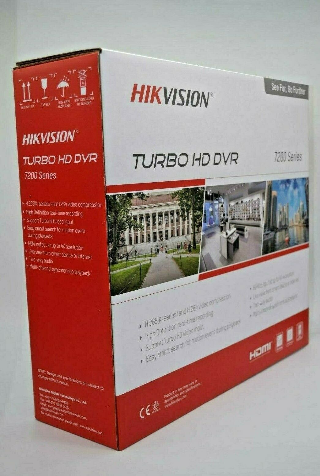 DS-7216HQHI-K2 Hikvision 16CH DVR 16 CHANNEL + 4 IP 4MP 4K-OUT HDD OPTIONAL