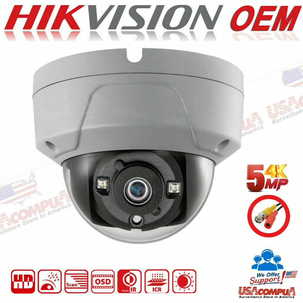 Hikvision 5MP Camera Dome ( NO LOGO) 2.8mm HD 4in1 VANDAL PROOF IR 40M