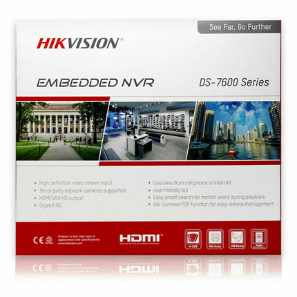 DS-7208HQHI-K2 DVR 8CH Hikvision Turbo HD 4K interface Hard disk optional
