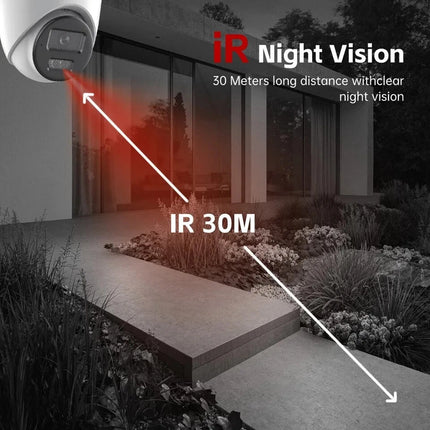 LTS CMHT2122-28LF 2MP Smart Dual-Light Fixed Turret HD-TVI Camera, 2.8mm, 20m IR/White Light, IP67